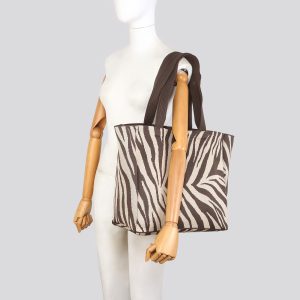 25414 Zebra Print Large Shopper Bag