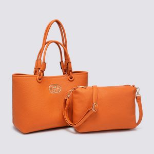 Faux Leather Bag in a Bag Set - Tote Bag  # 26745