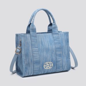 Denim Look Tote Bag # 26724